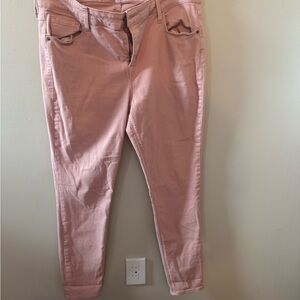 Old Navy Dusty Rose Super Skinny Jeans.  #A0021